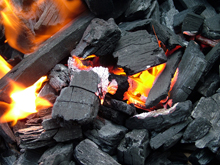 burning fossil fuels coal