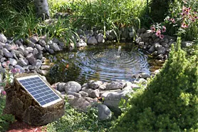 solar gardens pond