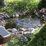 solar gardens pond