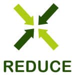reduce waste icon